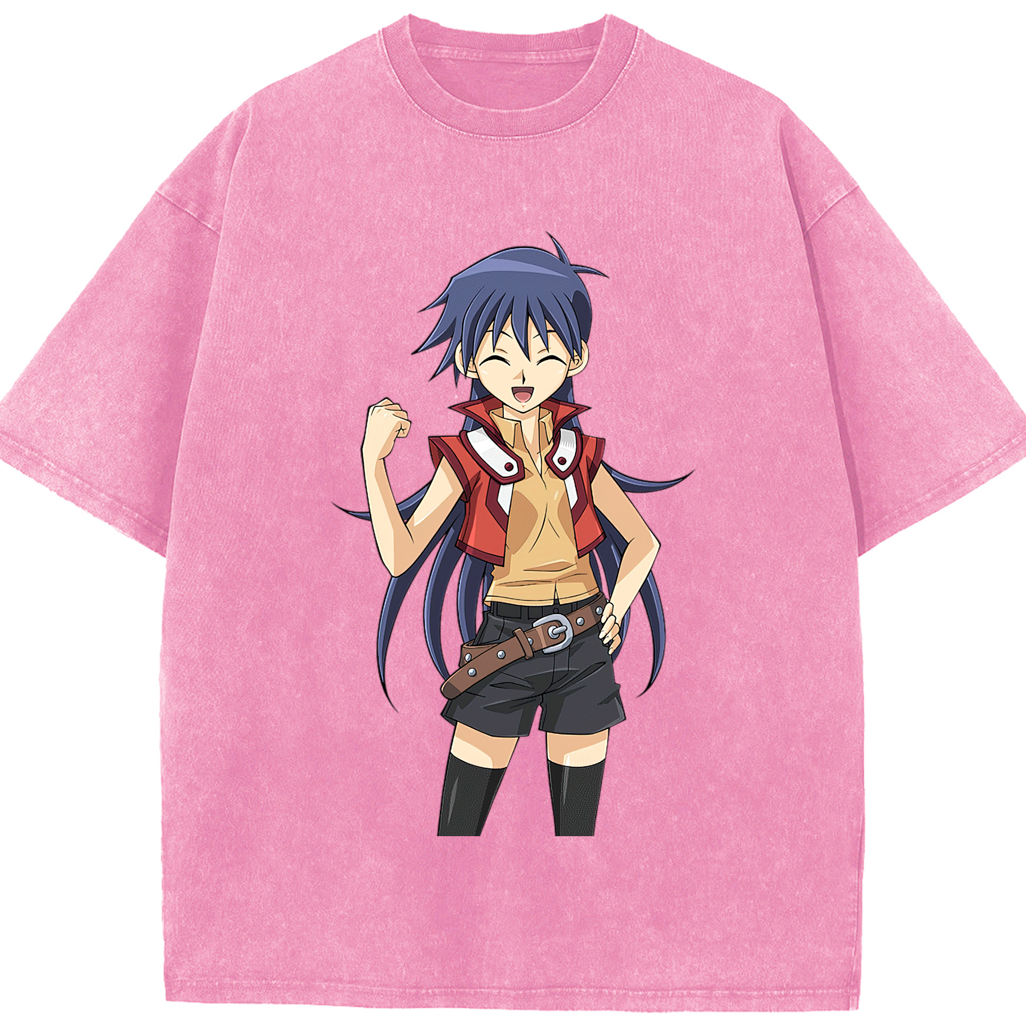 （画像用） 遊☆戯☆王 Yu-Gi-Oh! 綿100% ヴィンテージ風 半袖Tシャツ（フロントプリント）